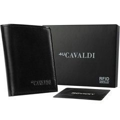Гаманець чоловічий шкіряний 4U CAVALDI 0800-BS-RFID-5526 чорний