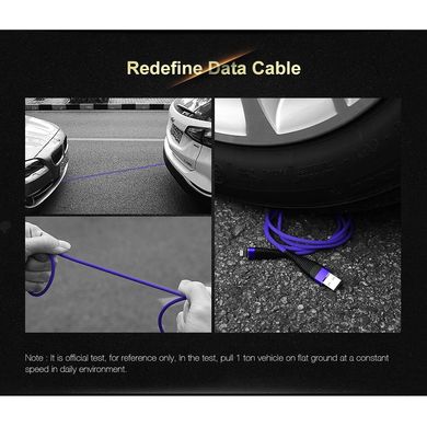 Кабель для зарядки телефона 2.4А передачи данных 1м с нейлоновой обмоткою FLOVEME RCD134613_2 microUSB