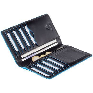 Кошелек мужской кожаный Visconti ALP88 Jean-Paul с RFID Italian Black