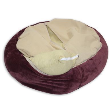 Лежак для собак та котів Bublyk Plum