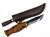 Ніж AHTI Jahti Puukko 100 мм, 80CrV2 58HRC, 100x27x3.2 мм - лезо, чохол - шкіра, BRISA, Коричневий