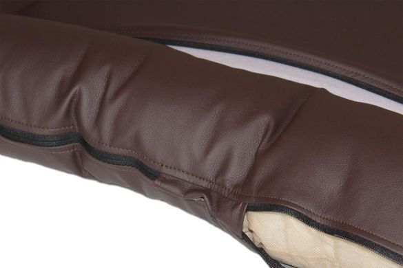 Лежак для Собак Ponton Chocolate екошкіра вологостійкий L - 100х70х15см