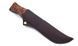 Ніж AHTI Jahti Puukko 100 мм, 80CrV2 58HRC, 100x27x3.2 мм - лезо, чохол - шкіра, BRISA, Коричневий