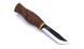 Ніж AHTI Jahti Puukko 100 мм, 80CrV2 58HRC, 100x27x3.2 мм - лезо, чохол - шкіра, BRISA, Коричневий
