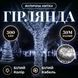 Гірлянда Нитка вулична 30 м 300 LED білий провід Білий CF300L30MWW