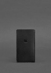 Шкіряний чохол для iPhone 11 Чорний Краст, Черный