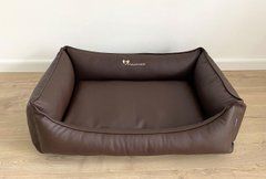 Лежак для собак Sweet Dreams Chocolate экокожа влагостойкий XL - 100х70х28 см