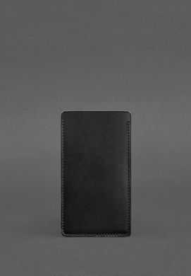 Шкіряний чохол для iPhone 11 Чорний Краст, Черный