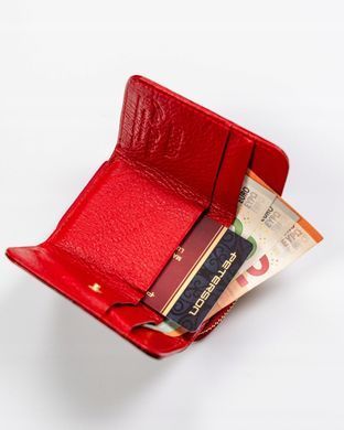Кошелек женский кожаный Peterson PTN 423229-BF-6979 Red красный