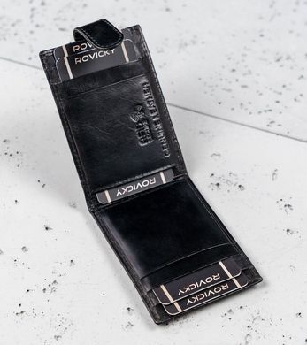 Картхолдер чоловічий шкіряний Always Wild N007L-VTK-N-RFID-4800 чорний