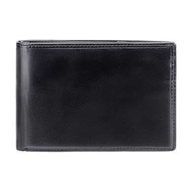 Мужское кожаное портмоне Visconti MZ9 Jet Italian Black