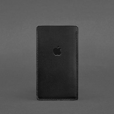 Шкіряний чохол для iPhone 11 Чорний Краст, Черный