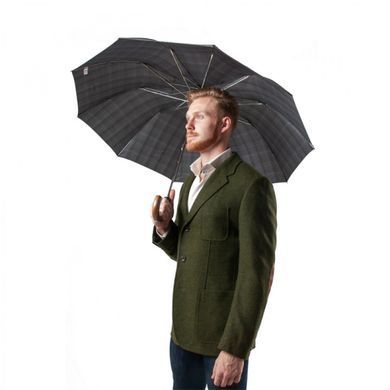 Парасолька чоловіча напівавтомат Fulton Dalston-2 G857 Grey (Сірий)