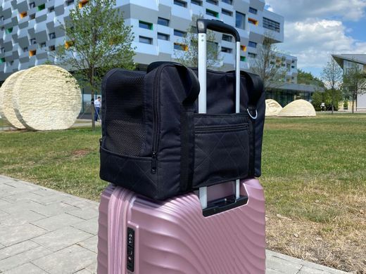 Сумка переноска для собак та котів Voyage Black M &ndash; 50х30х30см.
