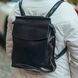 Рюкзак-трансформер шкіряний жіночий в чорному кольорі Tiding Bag - 26367