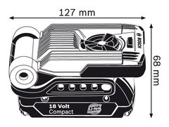 Акумуляторний Ліхтар Bosch Vari LED (0601443400)