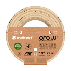 Cellfast Шланг садовий GROW 1/2" 25 м, 4 шарів, до 27 Бар, -20…+60°C