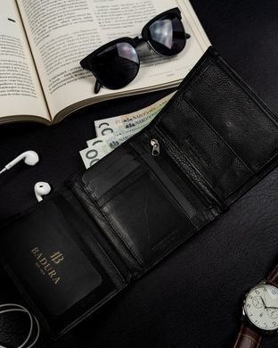 Кошелек мужской кожаный Badura B-N1018-CAW Black