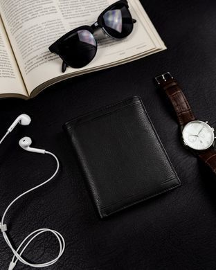 Кошелек мужской кожаный Badura B-N1018-CAW Black