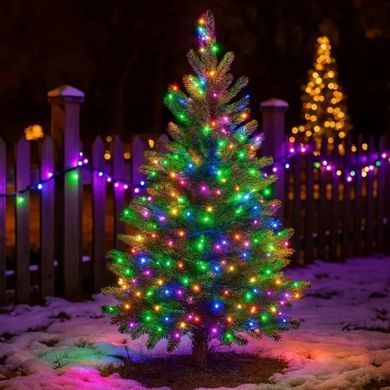 Гирлянда Нить уличная 30 м 300 LED белый провод Мультиколор CF300L30MWML