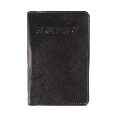 Гаманець чоловічий шкіряний (портмоне для подорожей, тревелер) Ashwood TW01 чорний