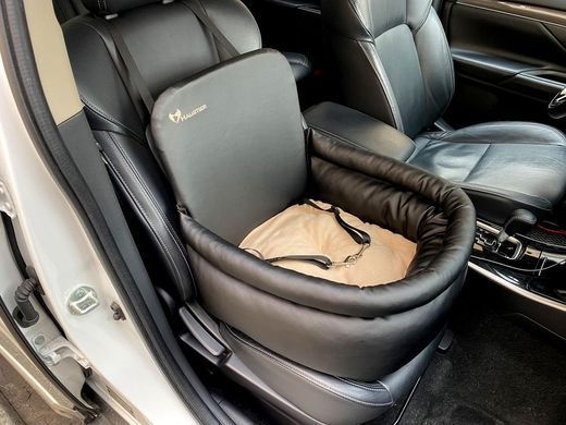 Автокрісло для собак Luxury Black S - 40x40x20x45 см