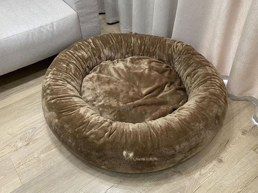 Лежак для Собак та Котів Bublyk Nut S діаметр 60см