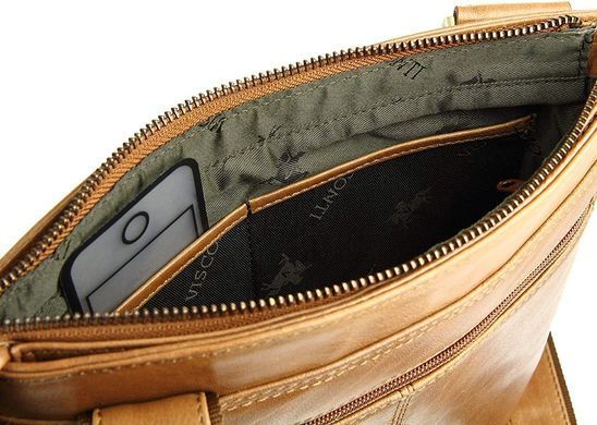 Чоловіча шкіряна сумка Visconti ML25_tan