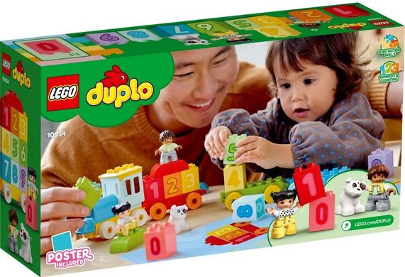 LEGO Конструктор DUPLO Поїзд з цифрами - вчимося рахувати 10954