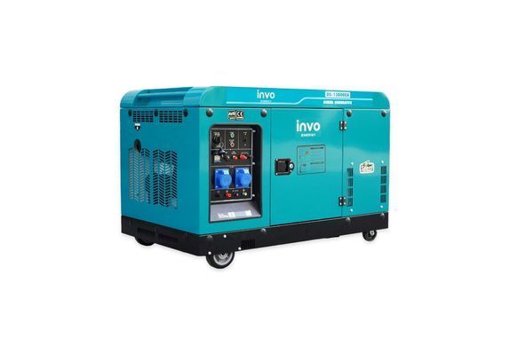 Дизельный генератор INVO DS-13000EA в кожухе, 12/13кВт, 230В