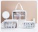 Прозрачная сумка-косметичка c ручками Washbag White 25см