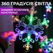 Гирлянда светодиодная штора GarlandoPro снежинка и звезда 12 фигур 3х1 м гирлянда звезда 1733061ML