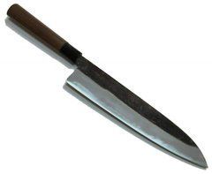 Ніж кухонний Gyuto (ШЕФ) 240 мм лезо, HRC61, Aogami #2, HONMAMON (4573200700606)