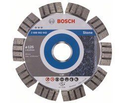 Коло алмазне Bosch Best for Stone 125 x 22,23 x 2,2 x 12 mm (2608602642)