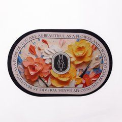 Килимок діатомітовий універсальний BEAUTIFUL FLOWERS 58*38 см з ефектом 3-D HP-42-55, Разные цвета