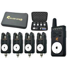 Набір сигналізаторів GLADIATOR RF698 4+1 Black з пейджером