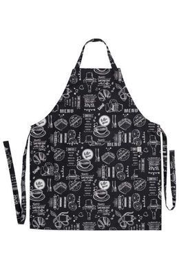 Фартук кухонный Breakfast black
