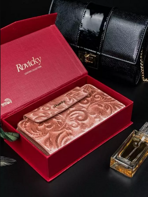 Кошелек женский кожаный ROVICKY 8808-JXW-6203 розовый