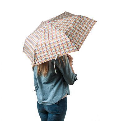 Парасоля жіноча механічна Fulton Superslim-2 L553 Multicolored, checkered (Різнокольоровий, клітинка)