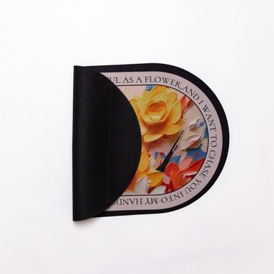 Коврик диатомитовый универсальный BEAUTIFUL FLOWERS 58*38 см с эффектом 3 - D HP-42-55