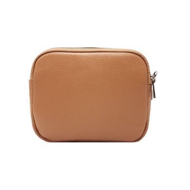 Женская кожаная сумка кросс-боди Italian fabric bags 2364 brown