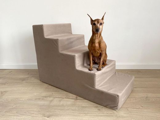 Ступеньки для собак Beige 5-уровневые 90х40х60 см