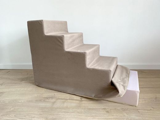 Ступеньки для собак Beige 5-уровневые 90х40х60 см