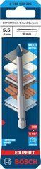 Свердло BOSCH EXPERT HEX-9 Hard Ceramic Drill Bit, 5.5 x 90 mm (2608902306)