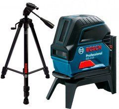 Линейный лазерный нивелир Bosch GCL 2-15 + штатив BT 150