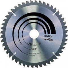 Пильний диск Bosch Optiline Wood 216&times;30 мм 48 зубів (2608640432)