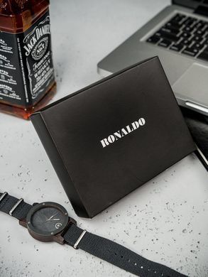 Кошелек мужской кожаный RONALDO N992-NAD-RON-1526 Черный