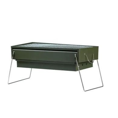 Мангал портативний складаний 51.5&times;23&times;25 см з решіткою HP461GR