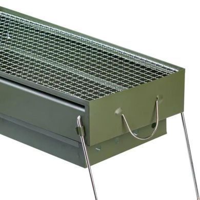 Мангал портативний складаний 51.5&times;23&times;25 см з решіткою HP461GR