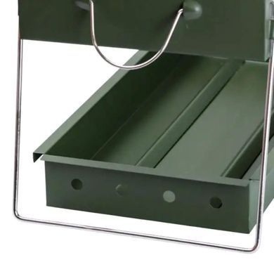 Мангал портативний складаний 51.5&times;23&times;25 см з решіткою HP461GR